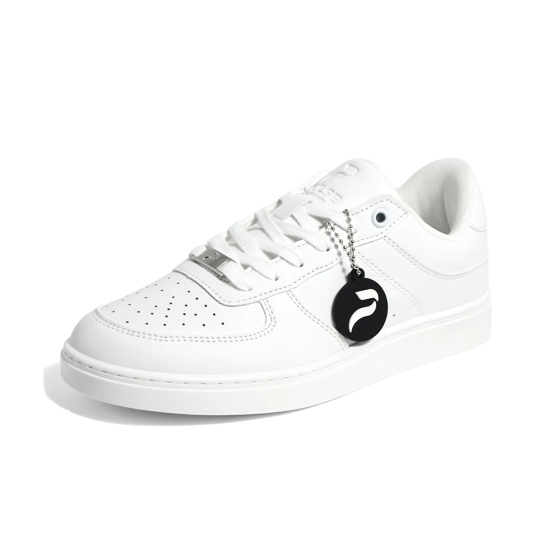 Flow White dance sneaker, top