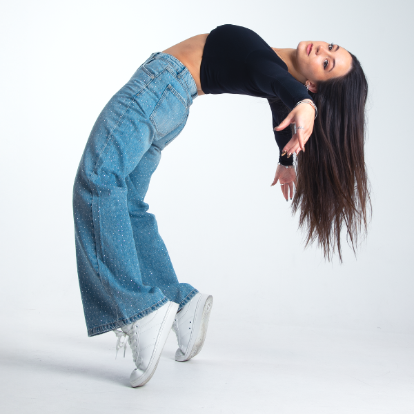 [FLOW WHITE] Unisex-Tanzsneaker, weiß, niedrig geschnitten