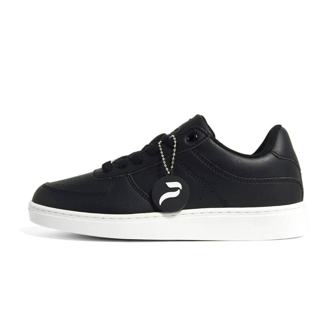 Flow Black dance sneaker, left side
