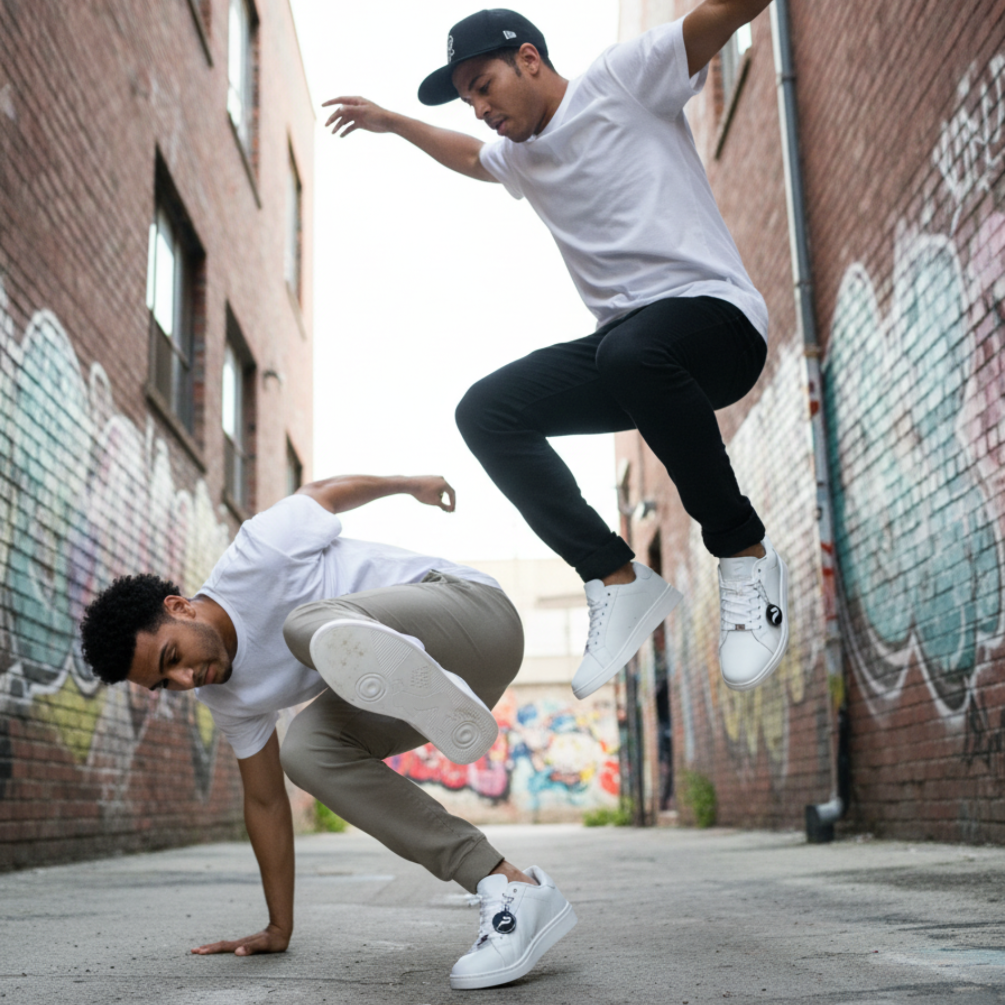 [BIANCO] Unisex Low-Top-Tanzsneaker, weiß