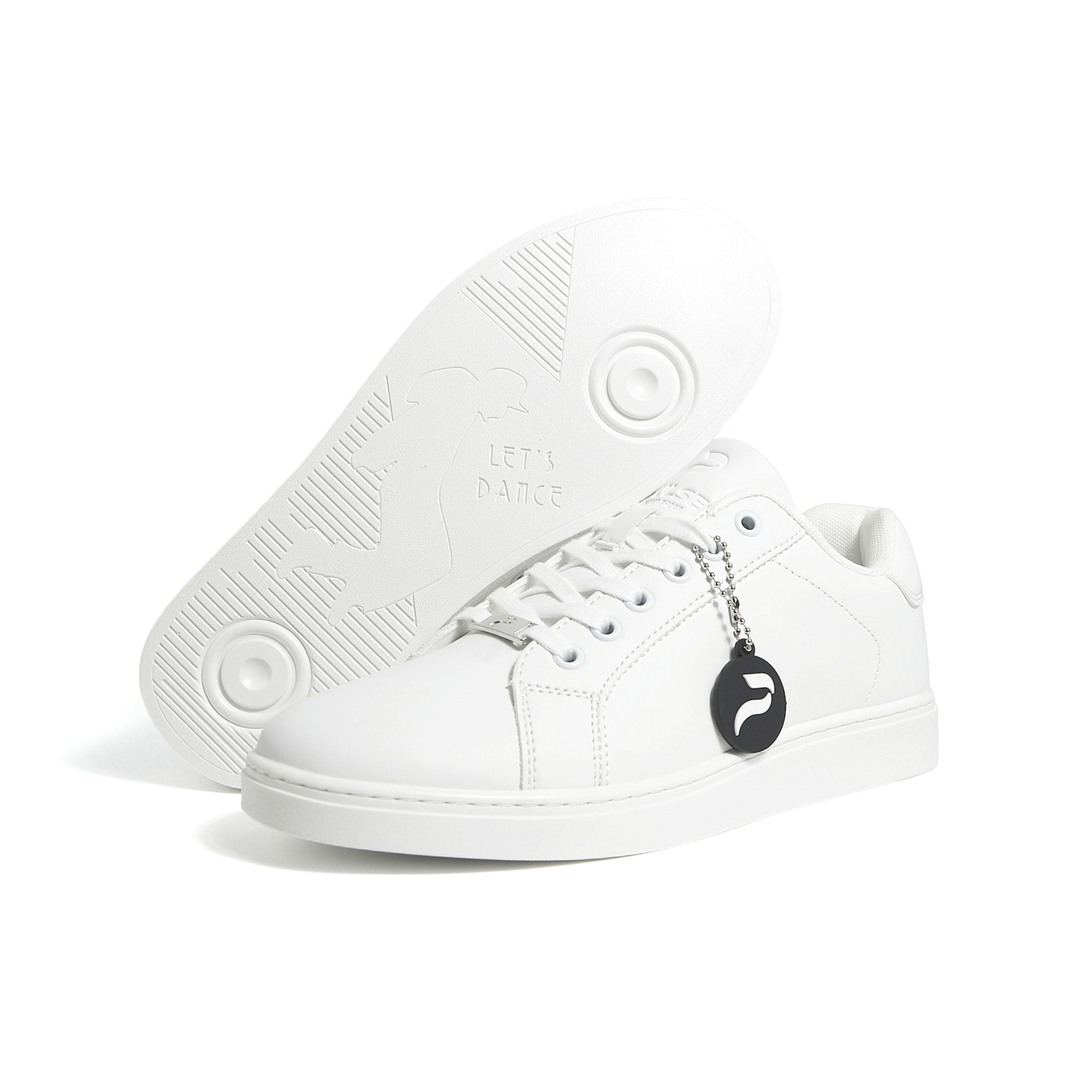 [BIANCO] Unisex Low-Top-Tanzsneaker, weiß