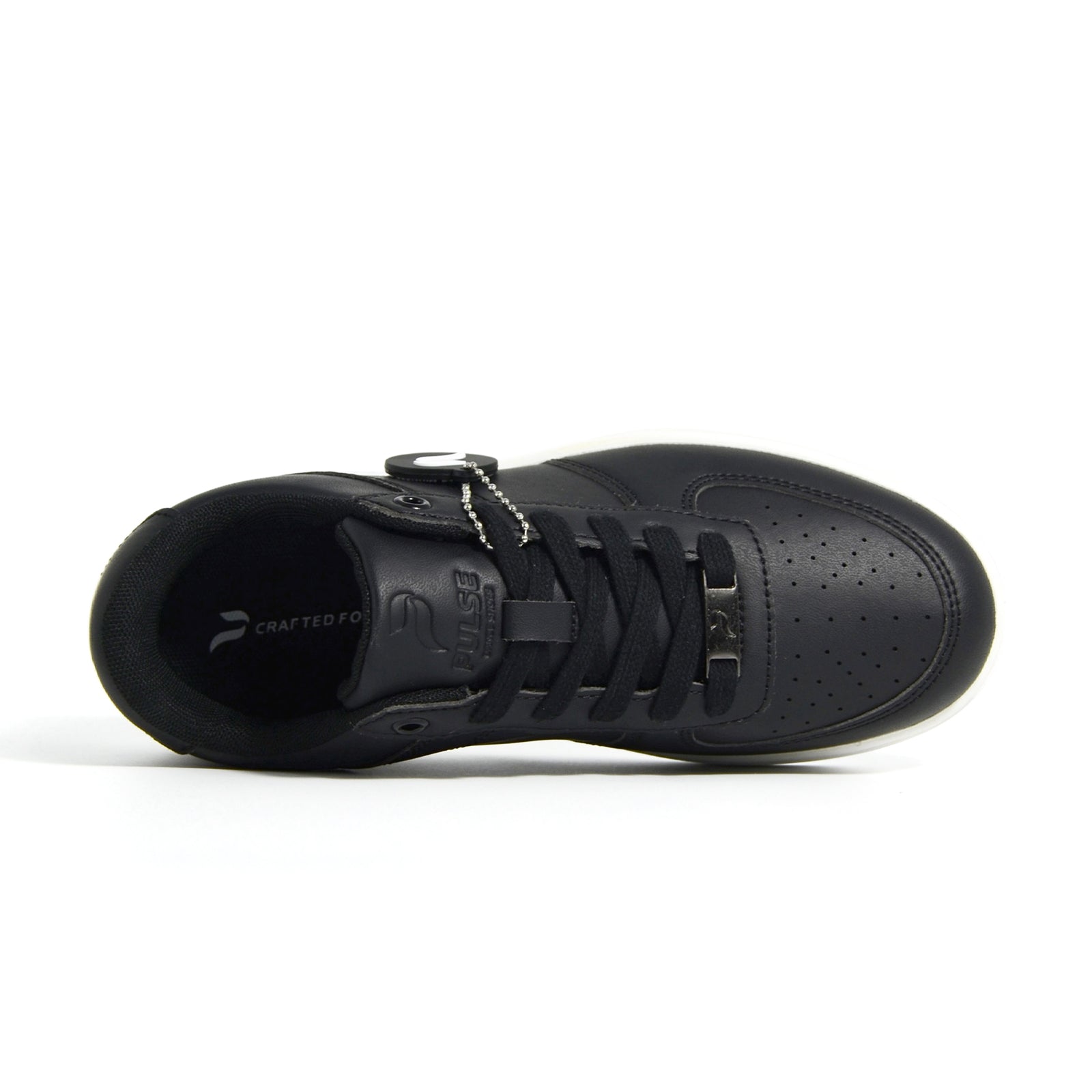 [FLOW BLACK] Unisex Low-Top Tanzsneaker in Schwarz und Weiß