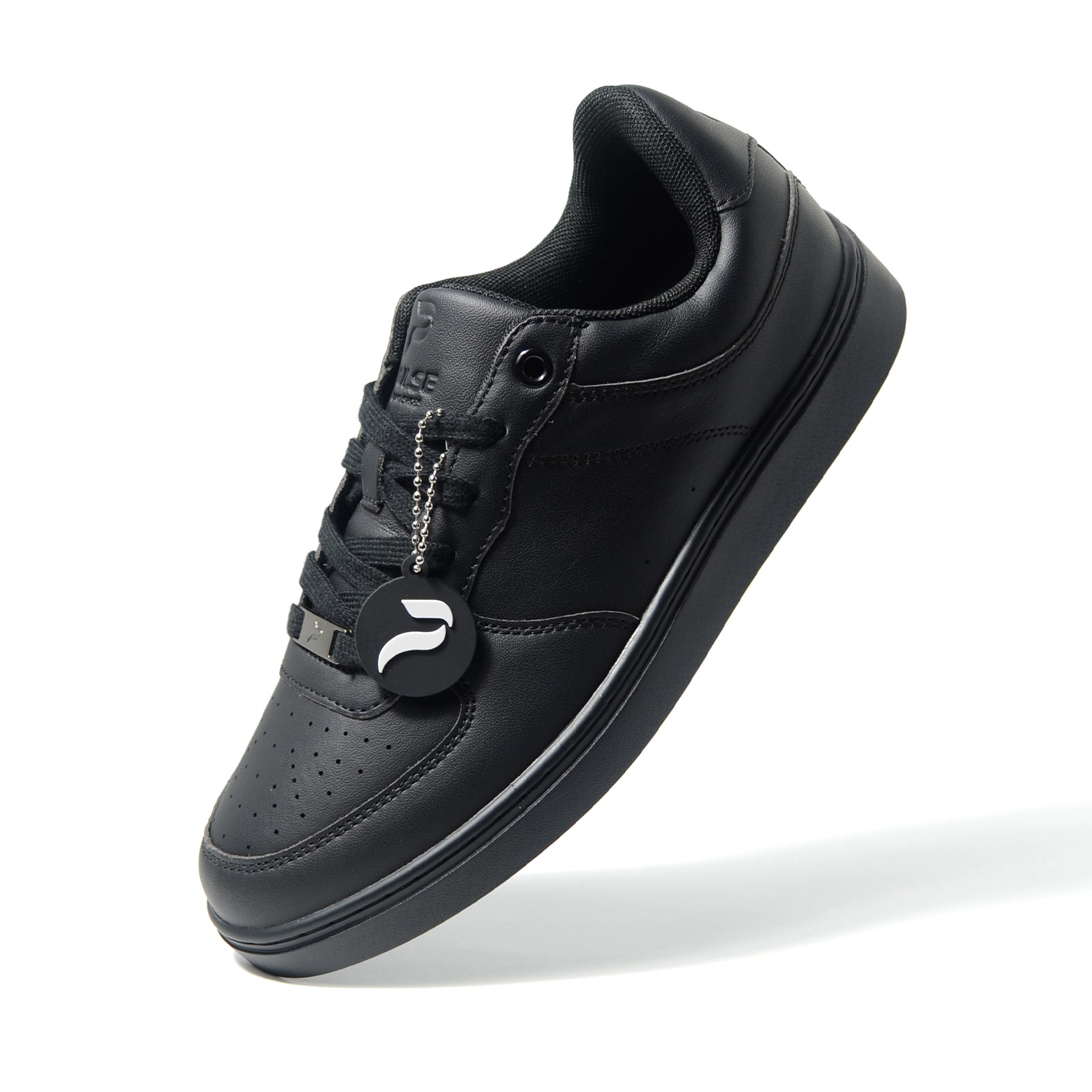 [FLOW ONYX] Unisex Low-Top-Tanzsneaker, schwarz
