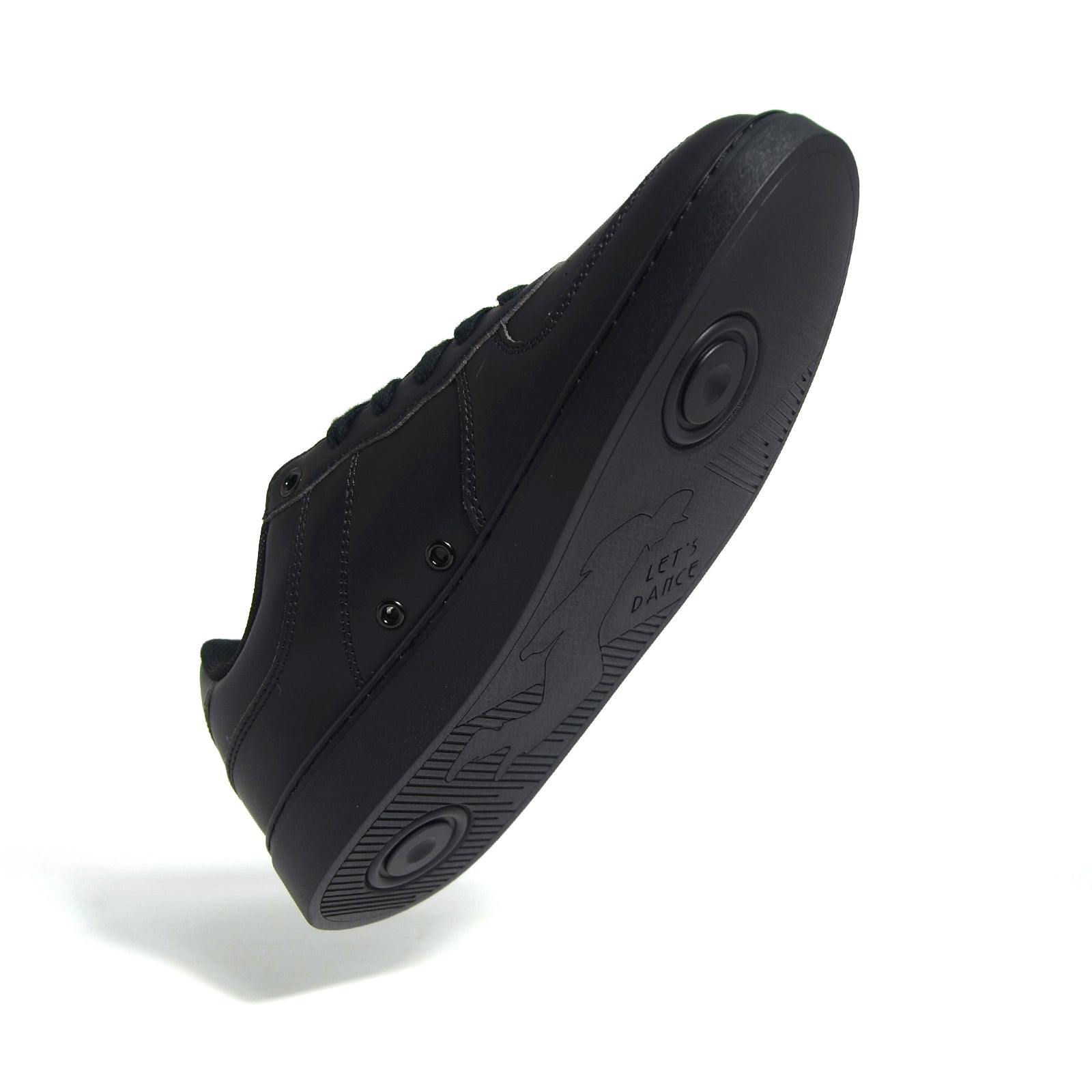 [FLOW ONYX] Unisex Low-Top-Tanzsneaker, schwarz