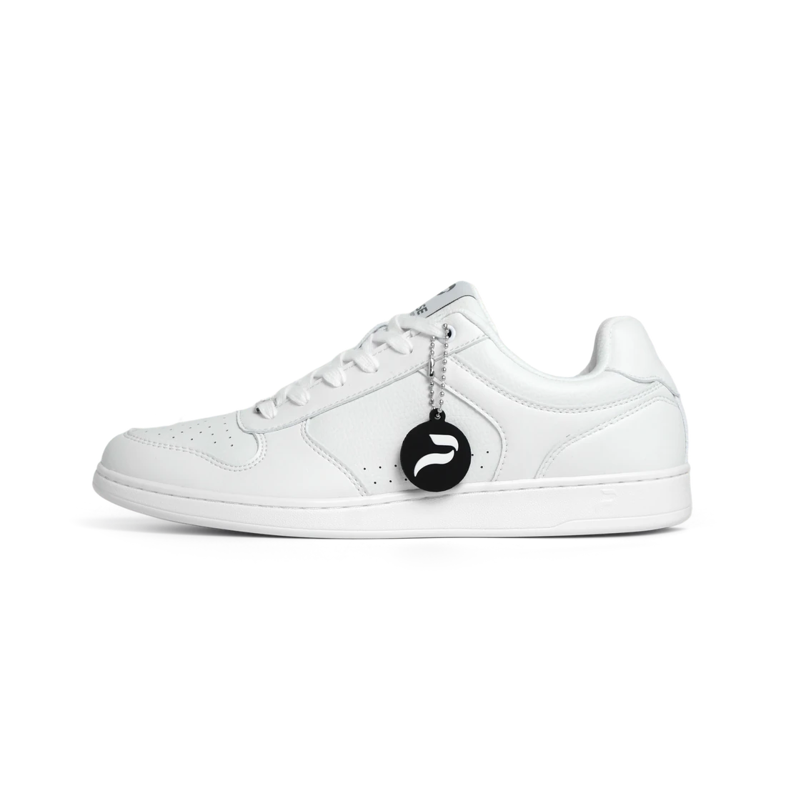 Flow 2 White dance sneaker, left side