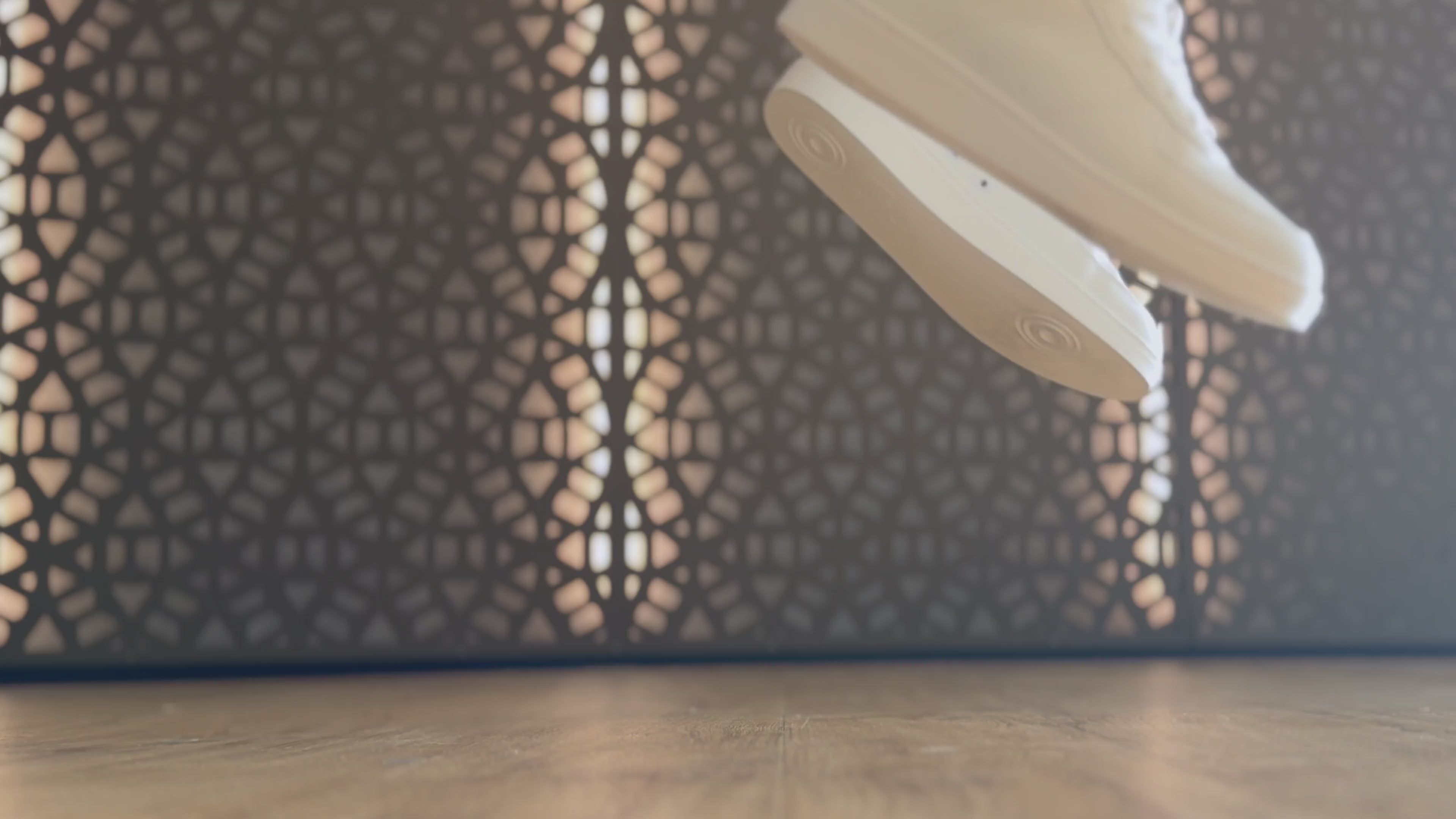 [FLOW WHITE] Unisex-Tanzsneaker, weiß, niedrig geschnitten